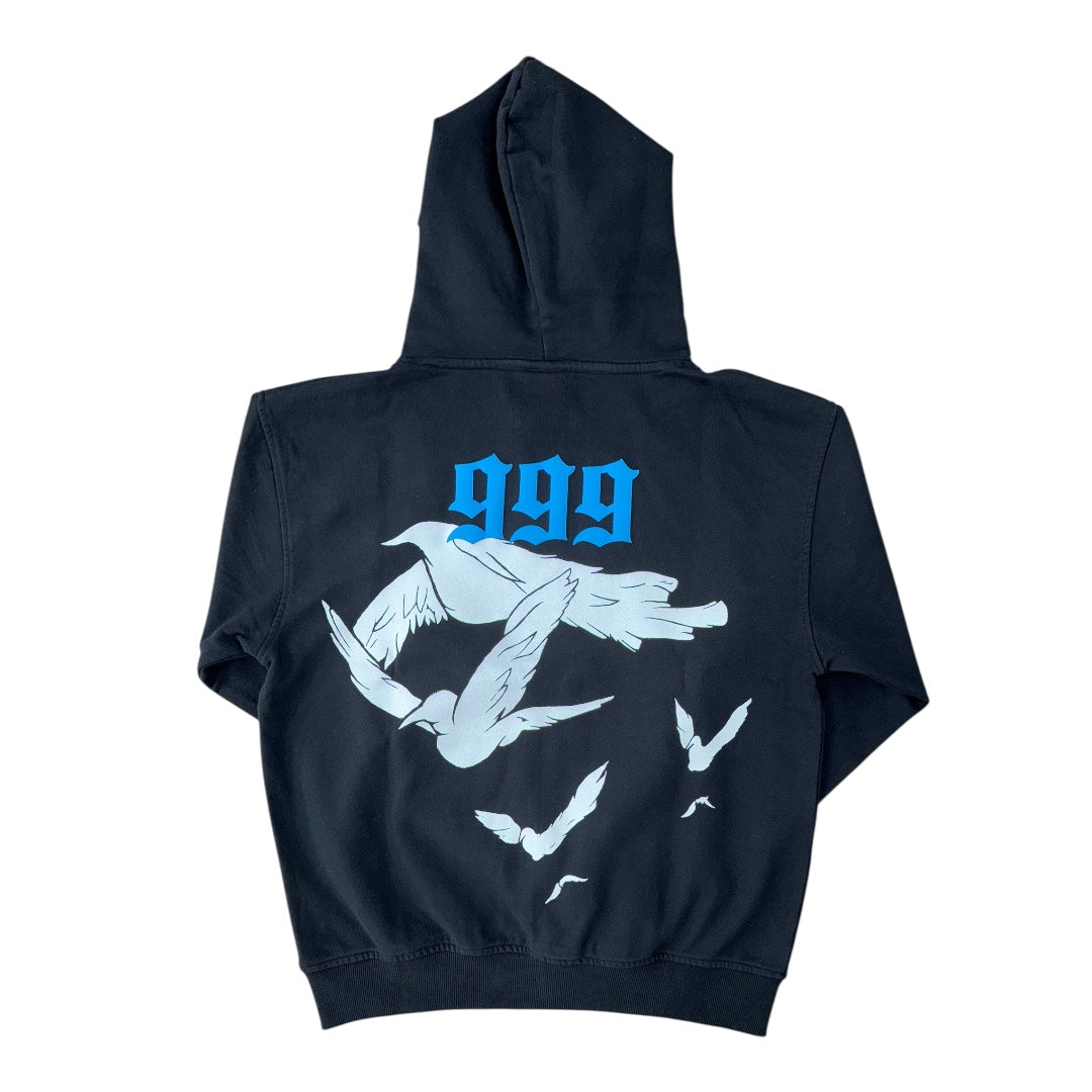 DOVE HOODIE BLACK/BLUE