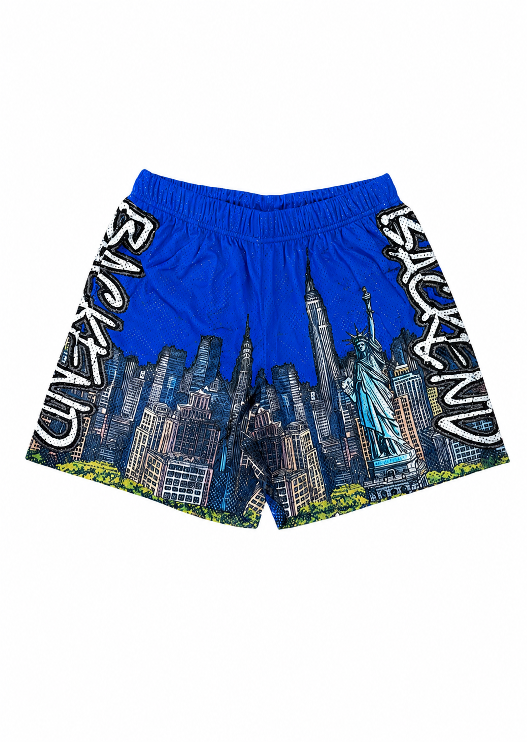Backend Skyline Shorts Royal Blue