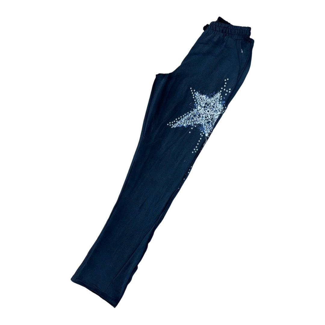 DREAMCATCHER FLEECE OVERSIZED JOGGER- BLACK