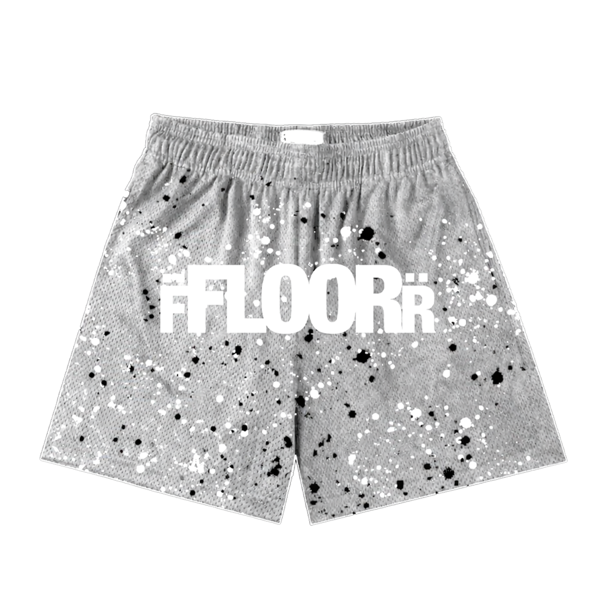 CEMENT GREY V2 SPLATTER SHORTS