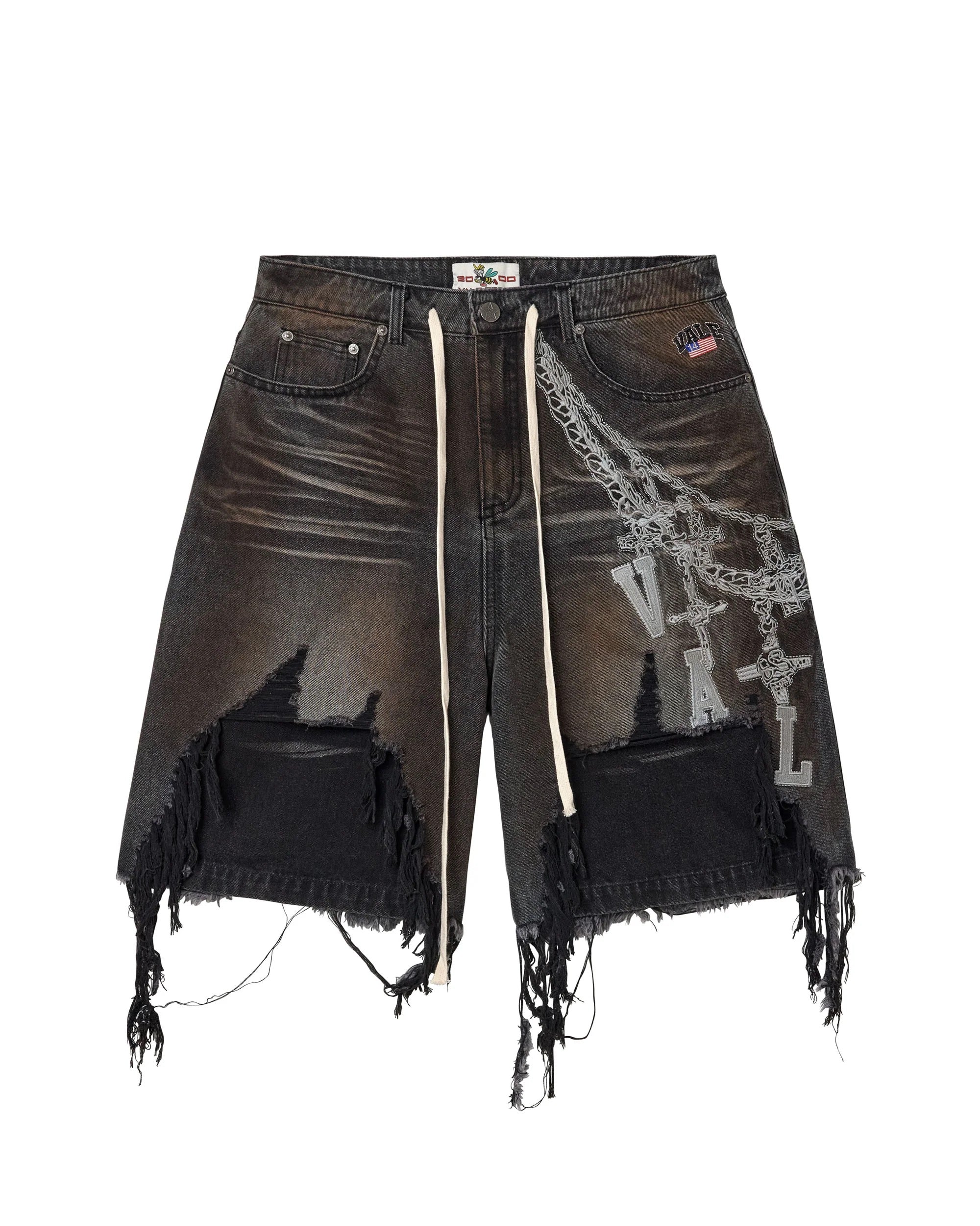 CHAIN JORTS BLACK