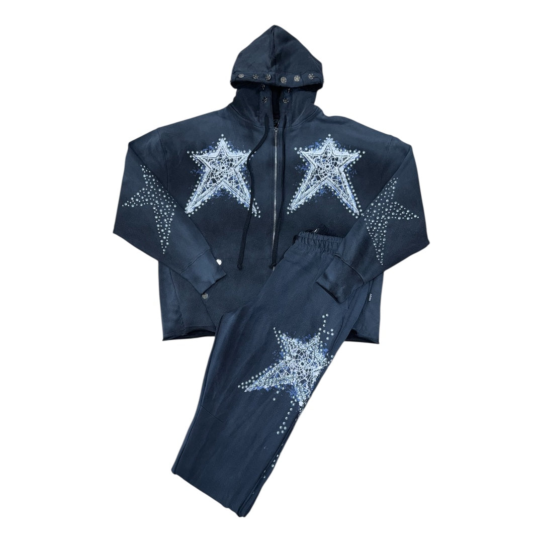 トップス Belvet star studs hoodie b7b7b54f3ed2ed1a2f873017291338
