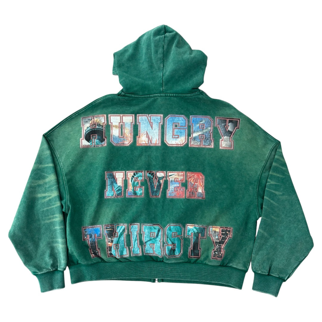 LITTNYC “LIBERTY ZIP UP” GRN