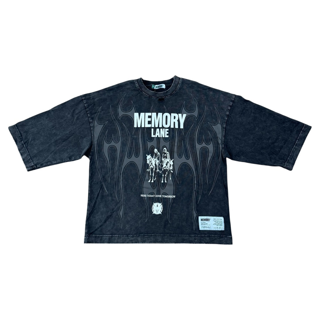 Storm Riders Oversized Tee- Black