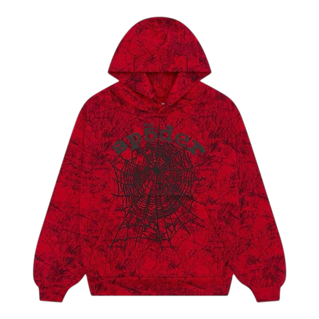 OG Tree Camo Hoodie- Red
