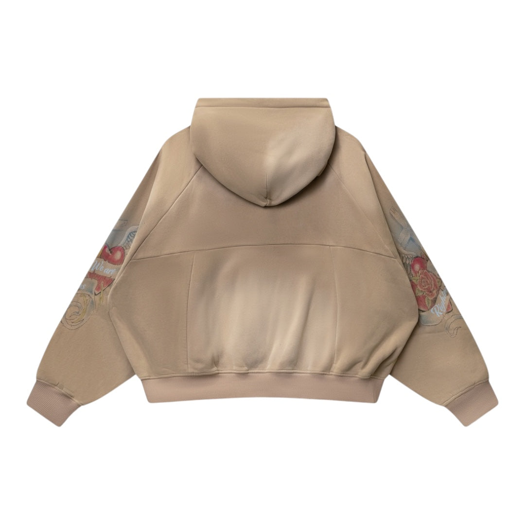 SACRED HEART ZIP UP