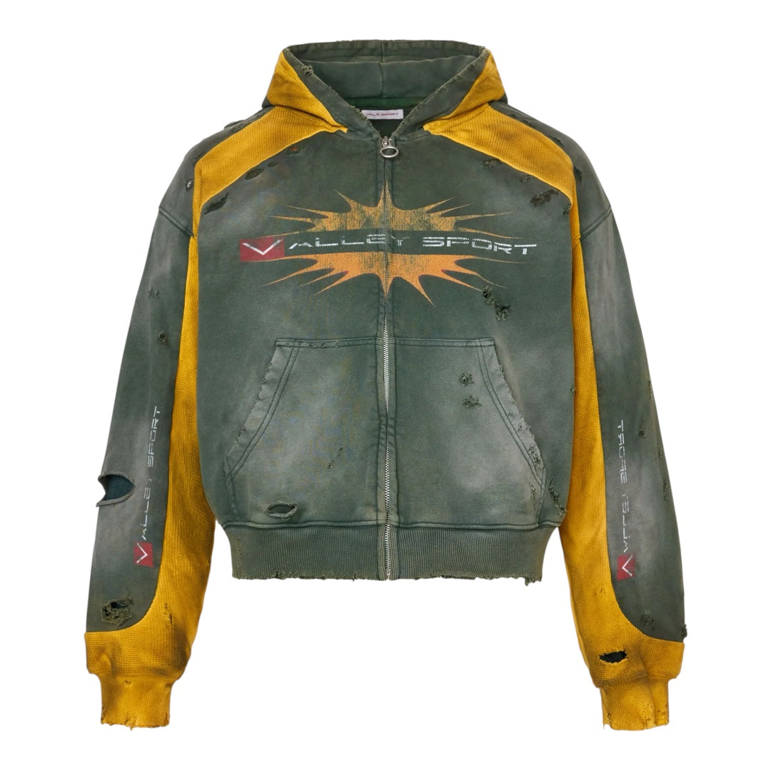 KHALIFA ZIP UP- GREEN