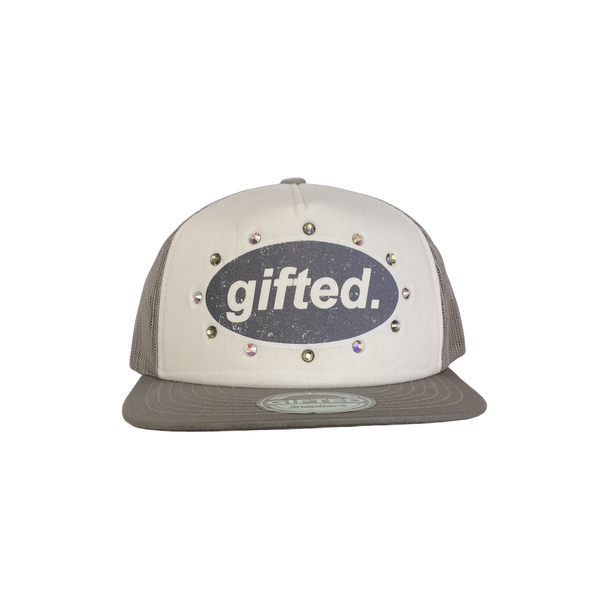 Gifted Hat 05 -GRY/WHT