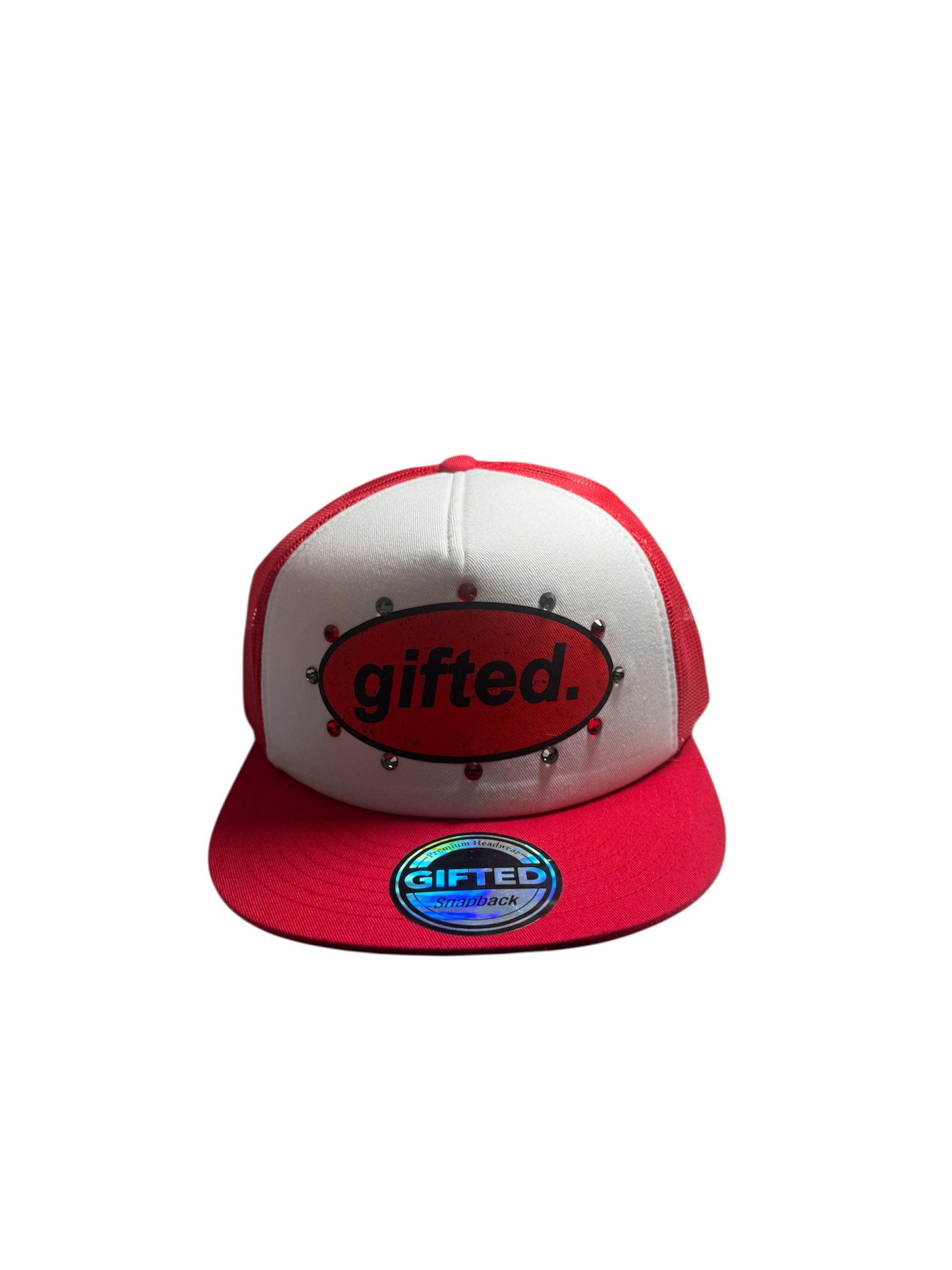Gifted Hat 20 -BLK/WHT/RED