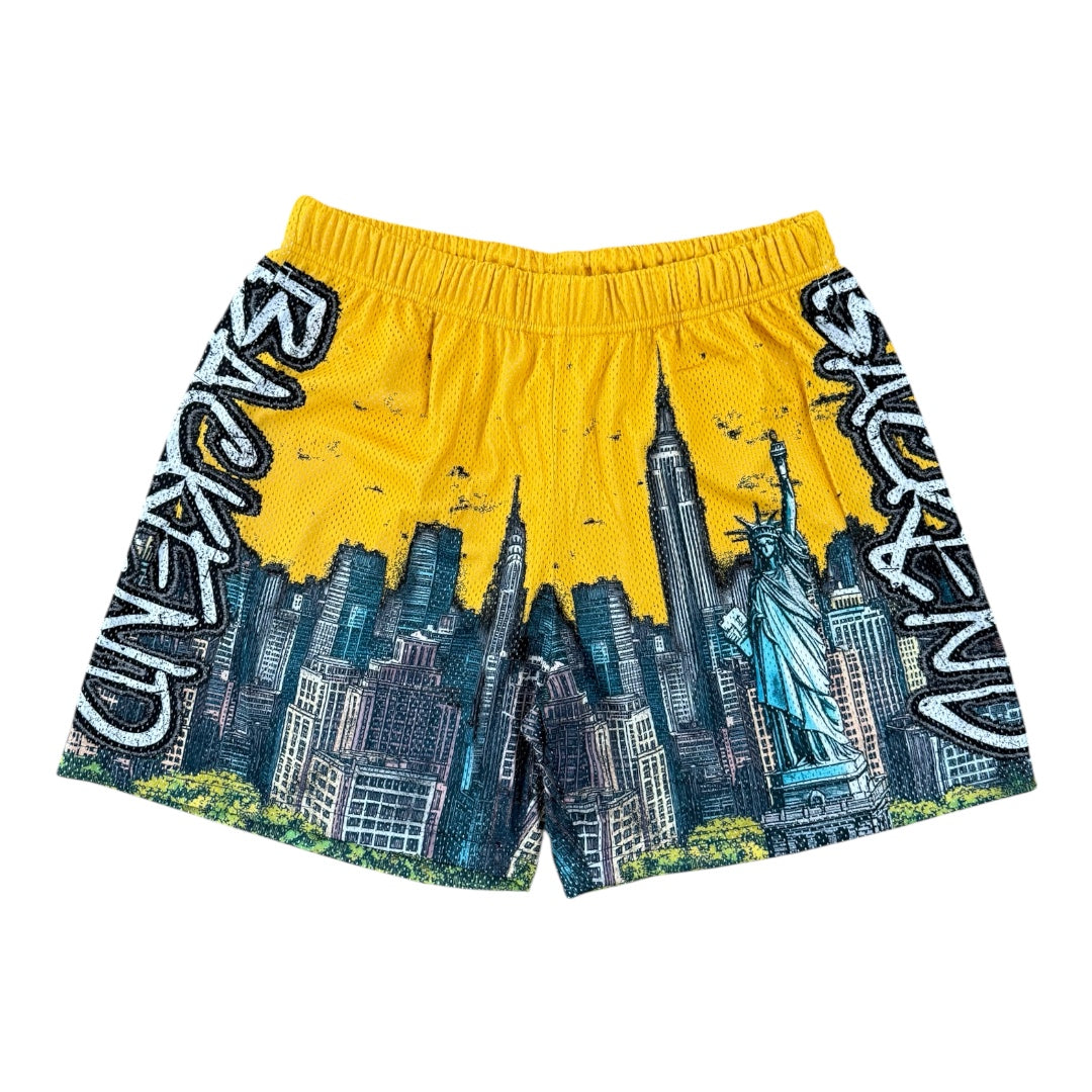 パンツ BACKEND SKYLINE SHORTS (BLUSH) BACKEND SKYLINE SHORTS (BLUSH)