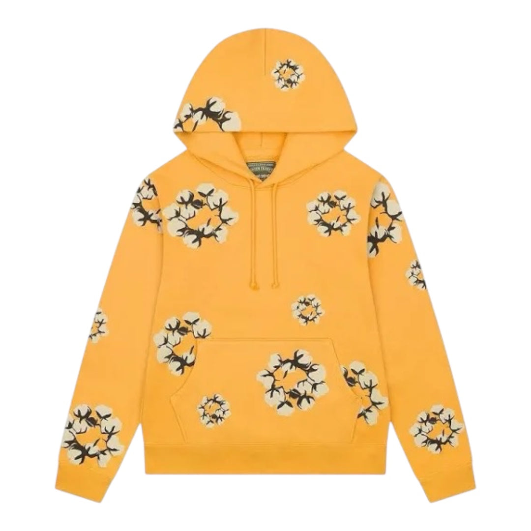 Cactus Wreath Pullover- Yellow