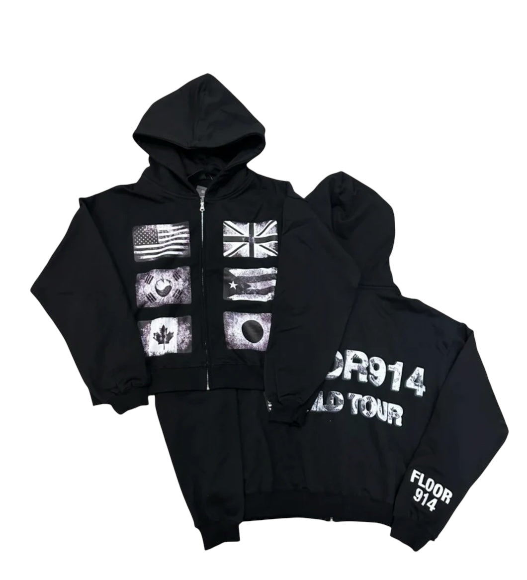 BLACK FLAG FORCE ZIP UP