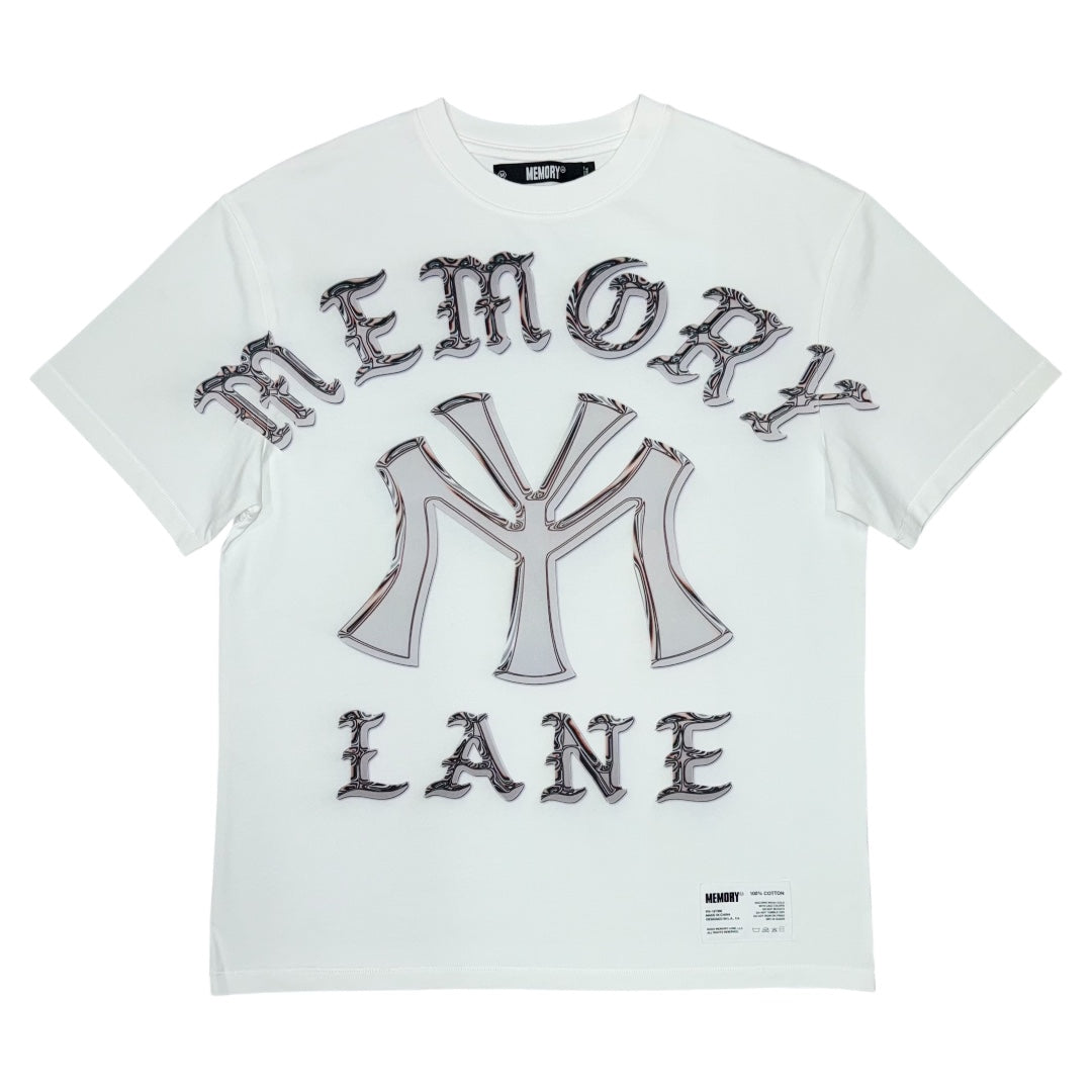 Memory Lane CHROME OLD E TEE-OFF WHITE