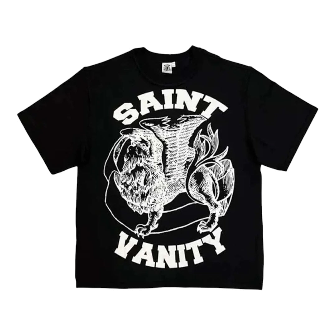 SAINT VANITY 'Griffin' - BLACK & WHITE TEE
