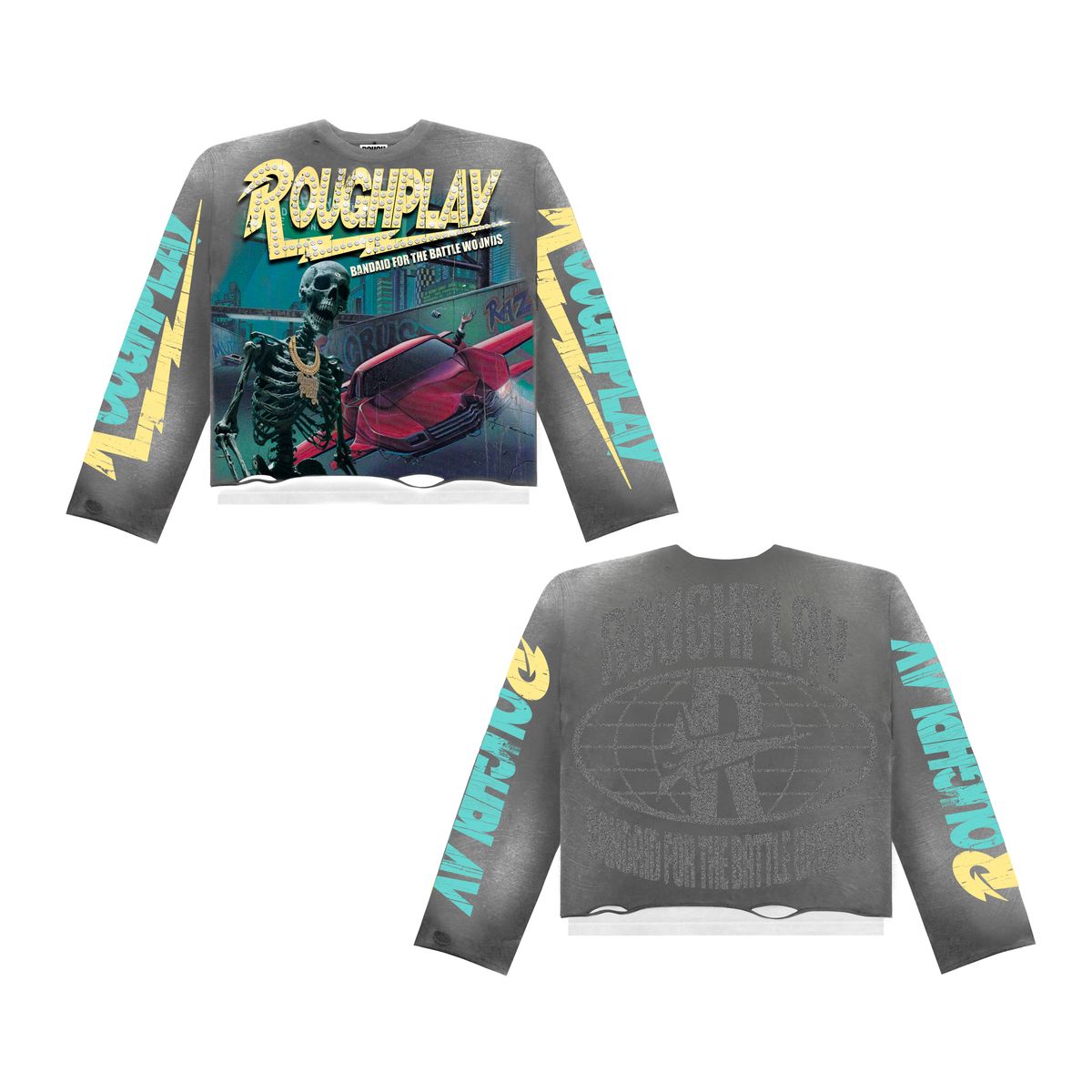 FLYER LONG SLEEVE - LIGHT GRY
