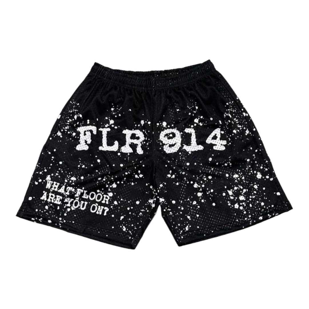 FLR914 SHORTS - BLACK