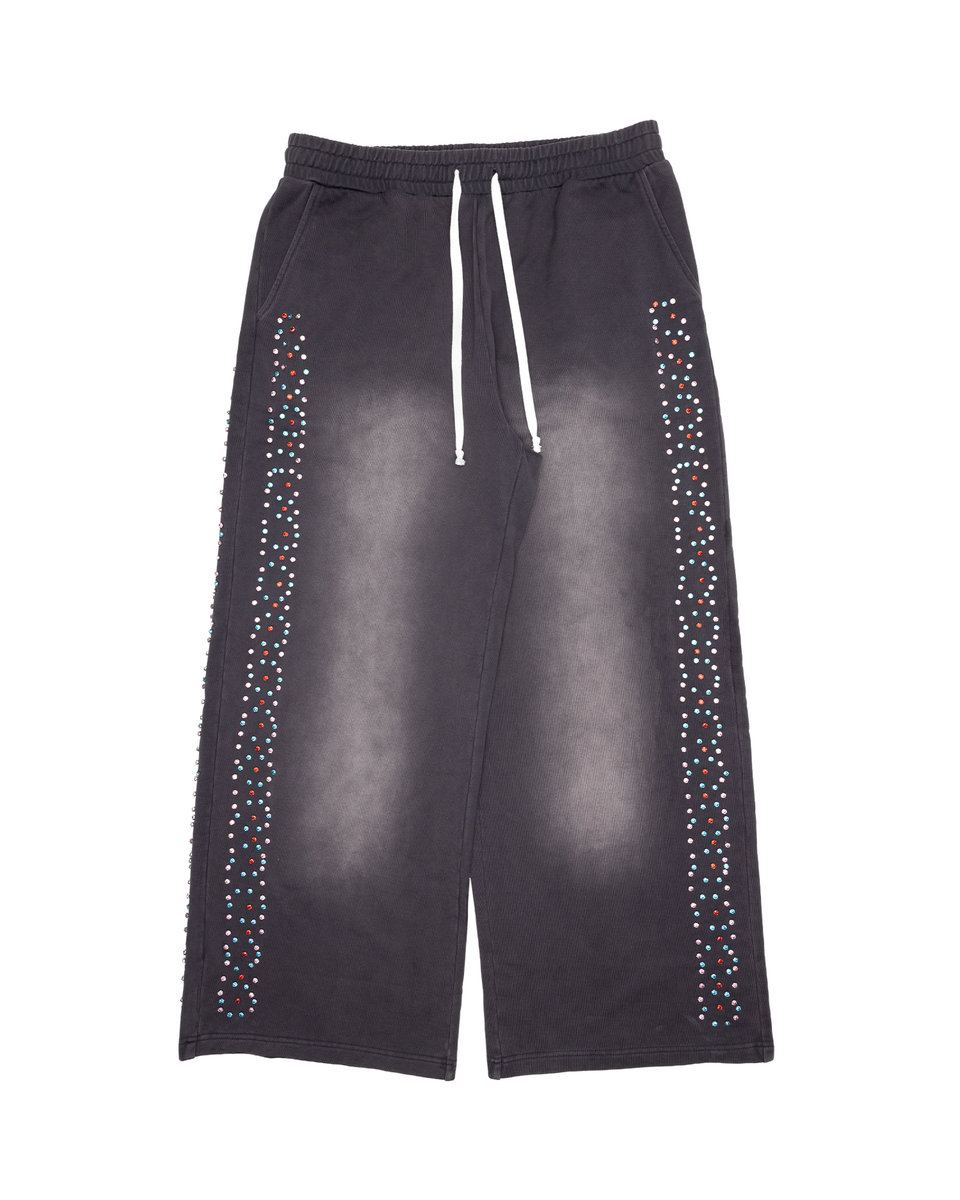 Crystal Cactus Sweats- Vintage Black