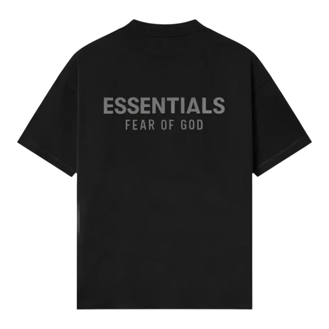 Fear of God Essentials Classic Tee Jet Black Metallic