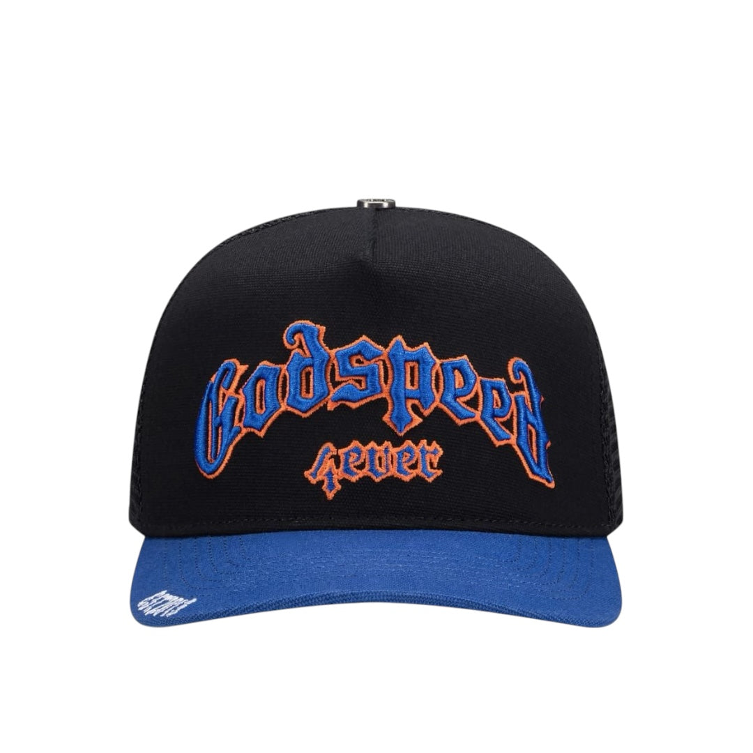 GS FOREVER TRUCKER HAT (Black/Blue/Orange)