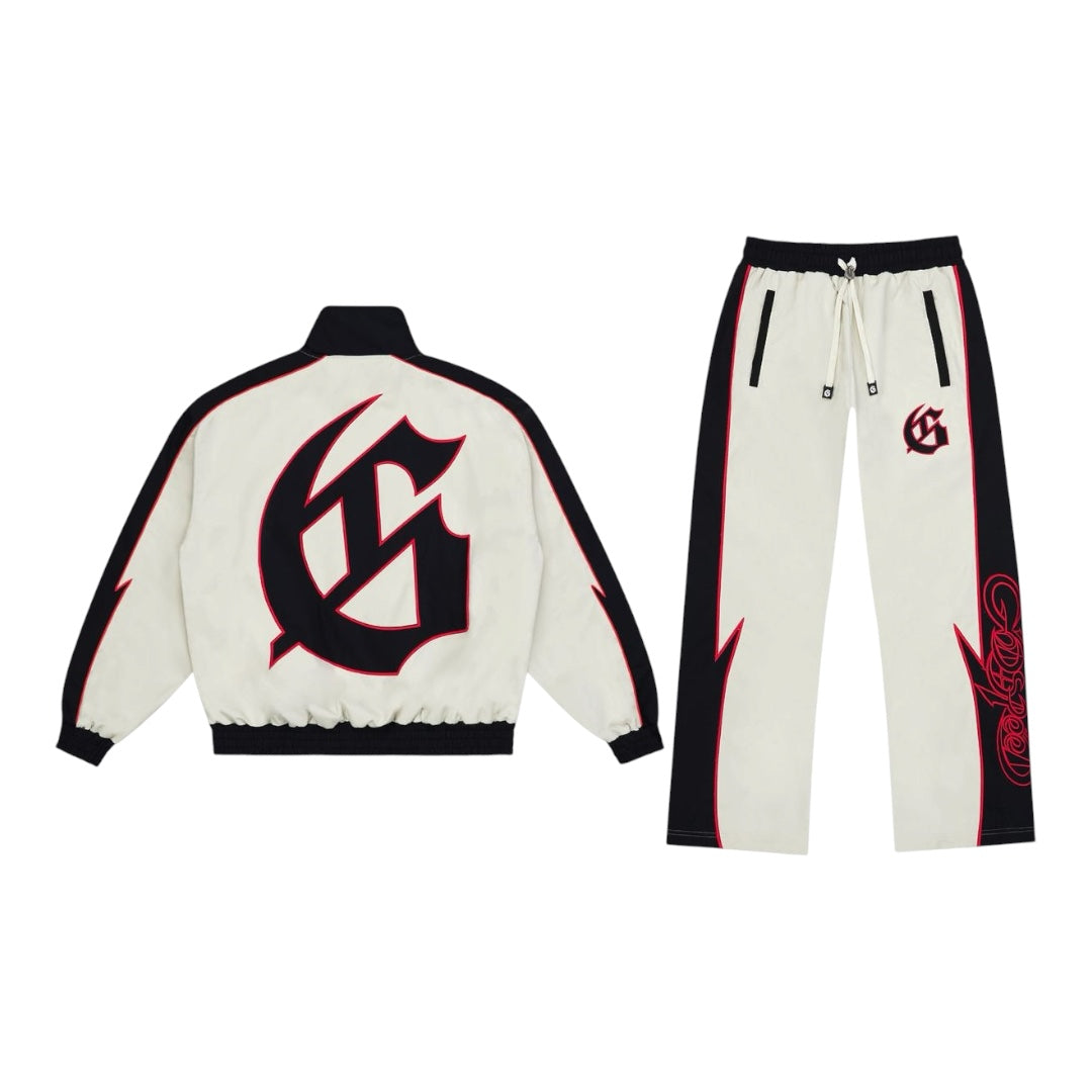 GT Tracksuit (White/Red)