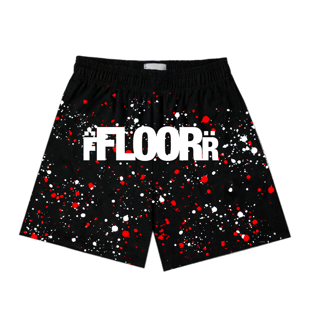 RAPTORS V2 SPLATTER SHORTS