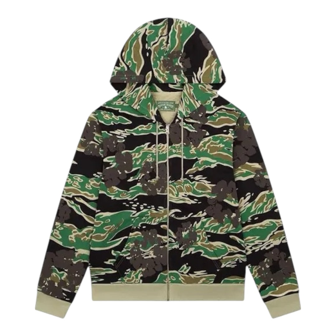 Camo Wreath Zip Up- Tiger Camo