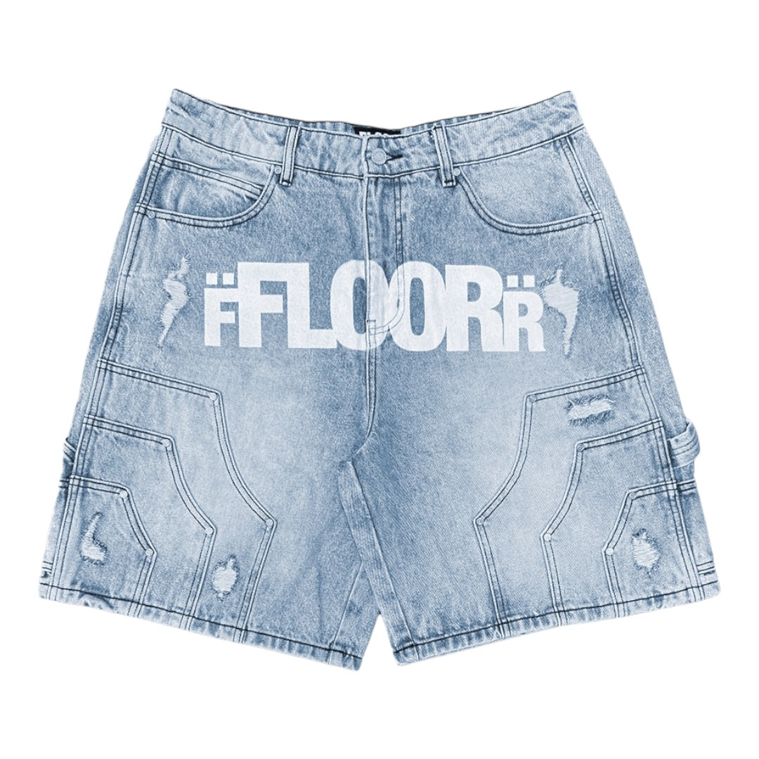 BLUE UNIFORM JORTS