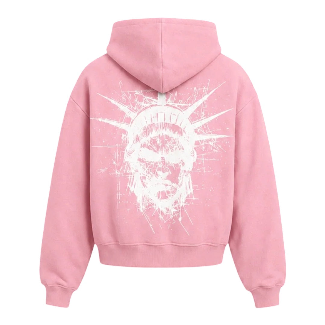 PINK UNIFORM ZIP UP