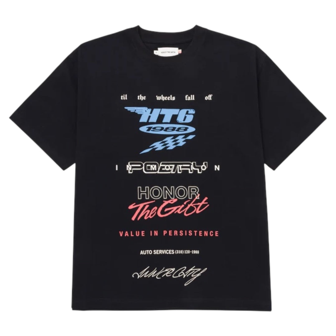 Persistence Race Tee - Blk