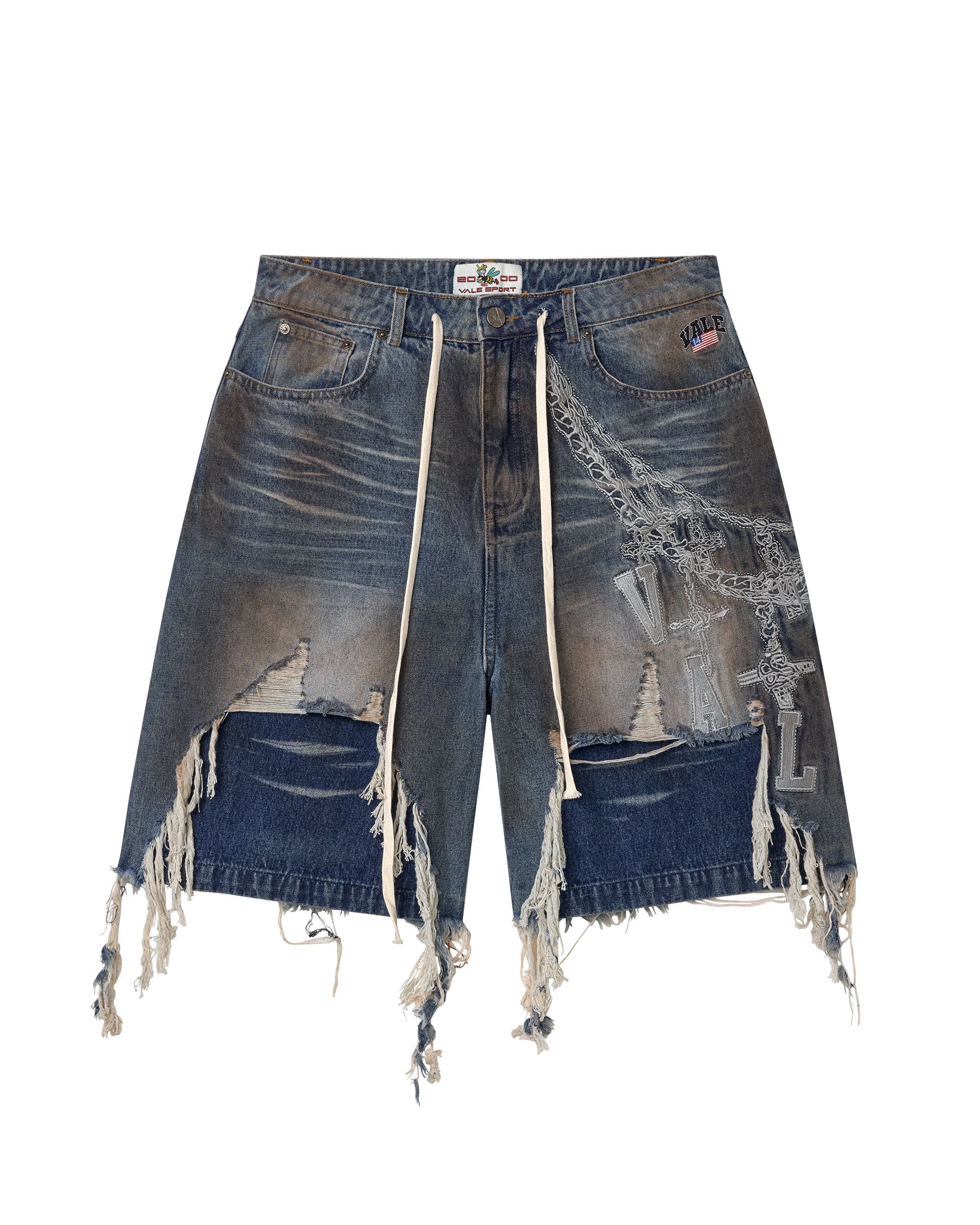CHAIN JORTS BLUE