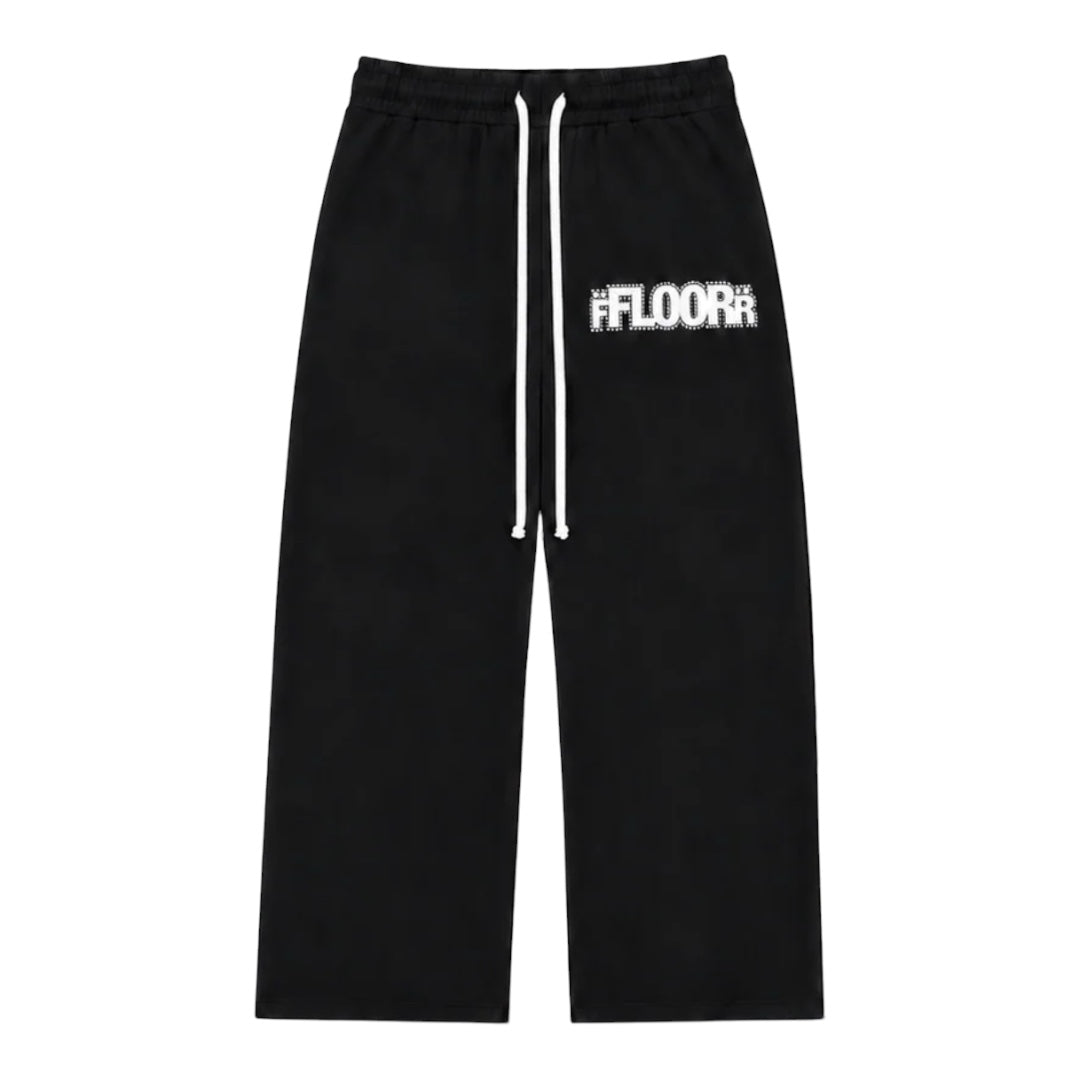 BLACK UNIFORM SWEATS