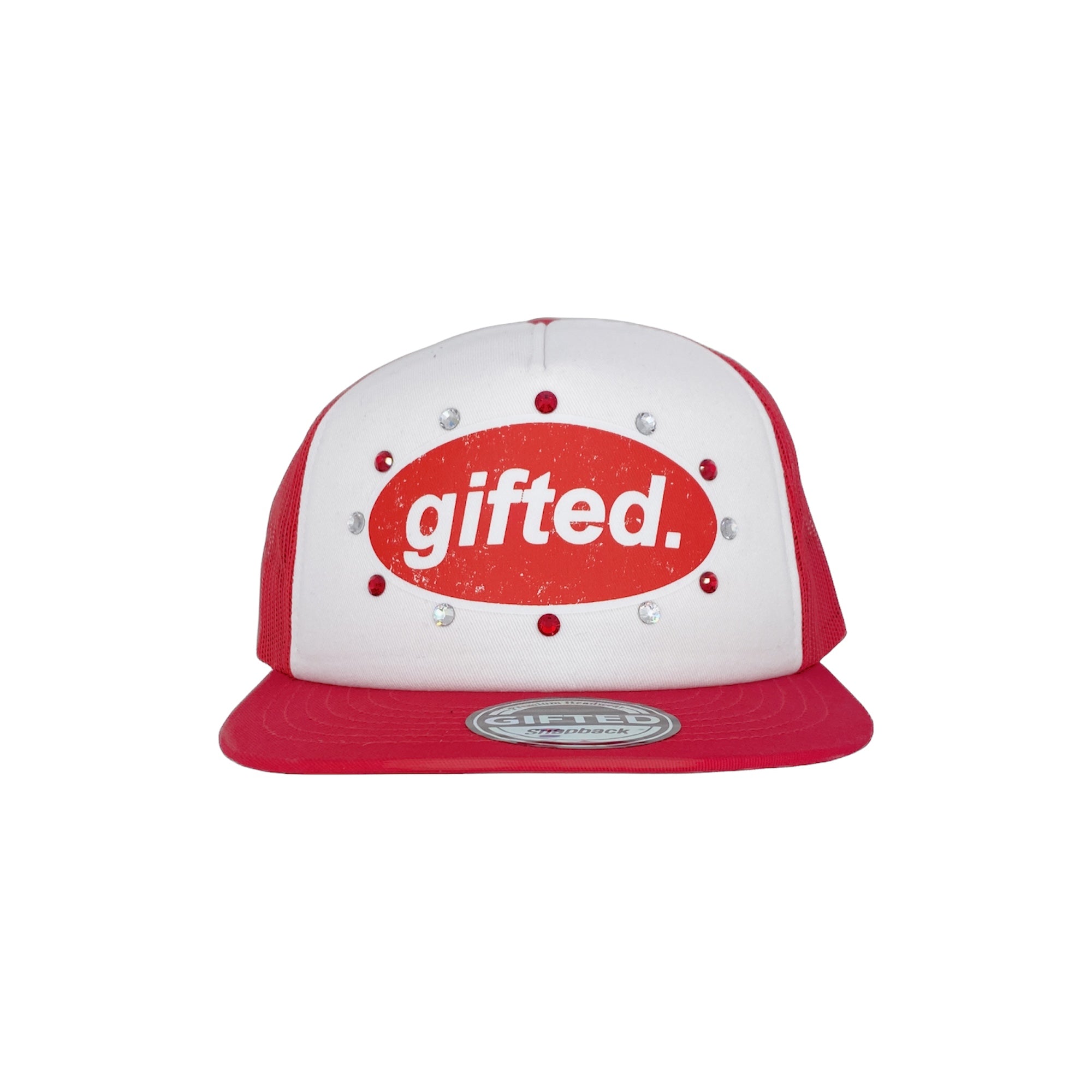 Gifted Hat 02 - RED/WHT