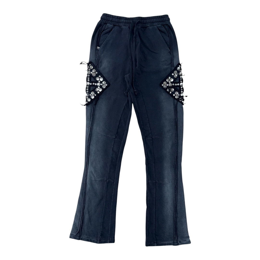 Knight Fleece Jogger- Black