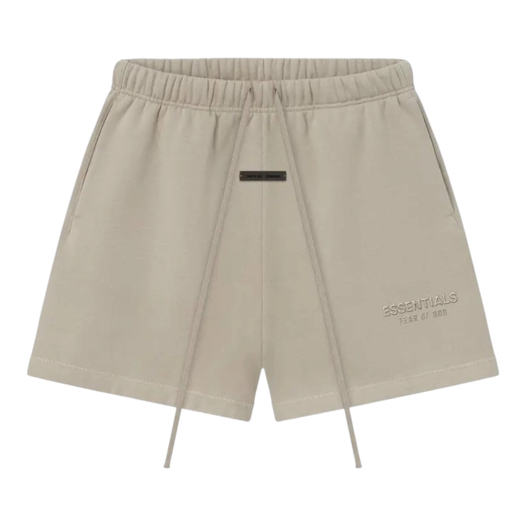 Fear of God Essentials Soccer Fleece Shorts 'Timber'
