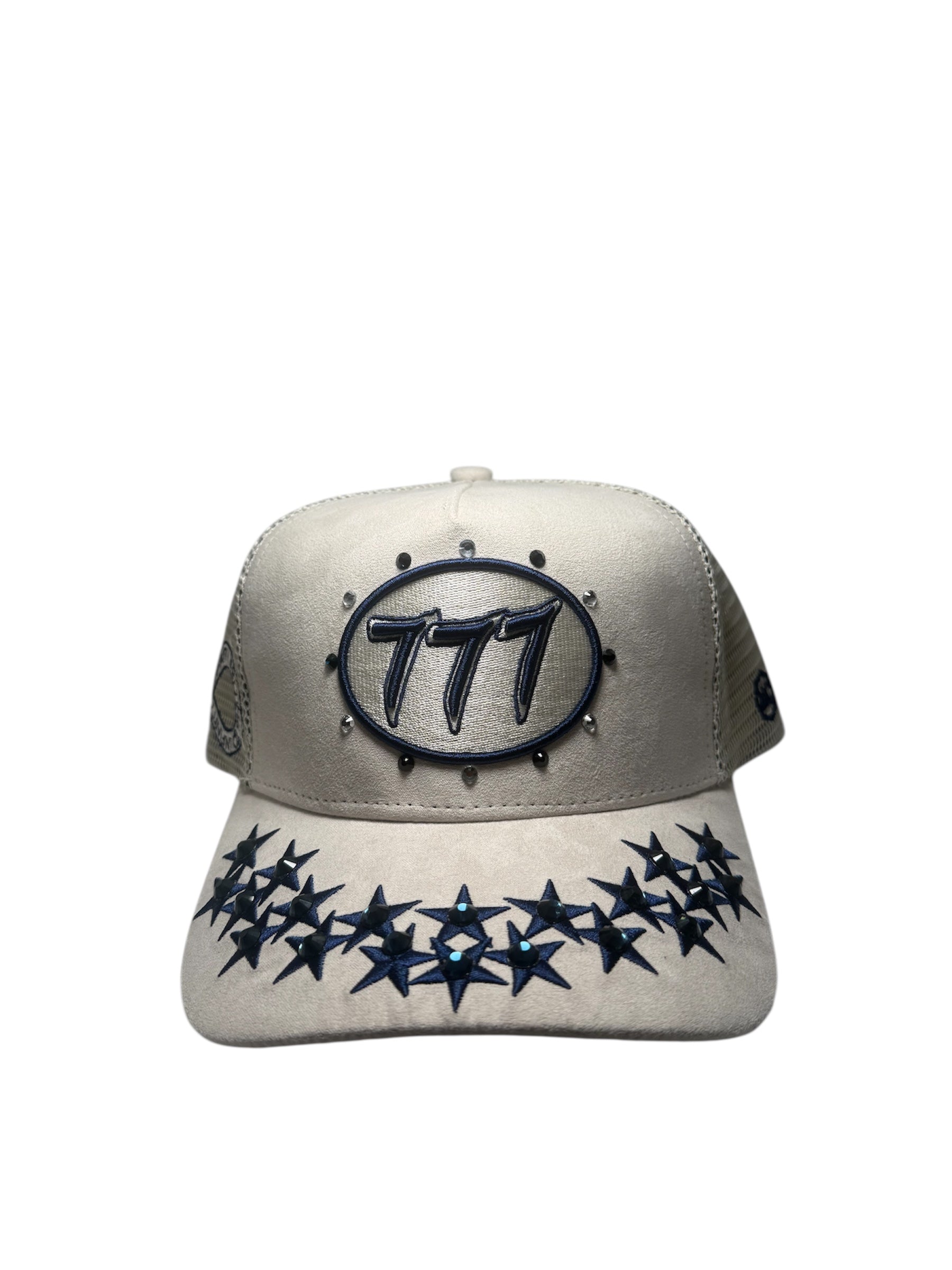 777 TRUCKER WHT STARS