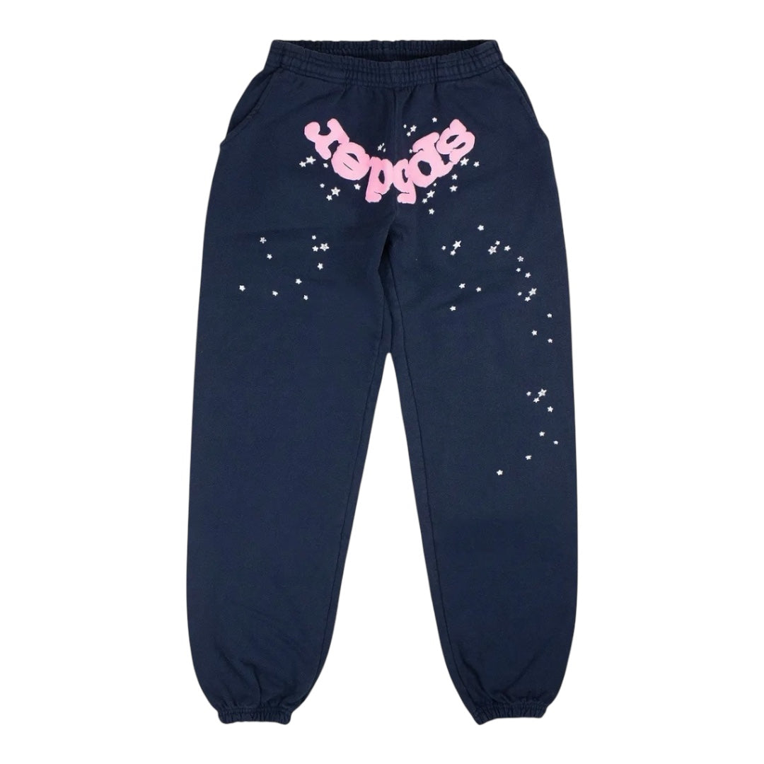 Sp5der Atlanta Sweatpants- Navy