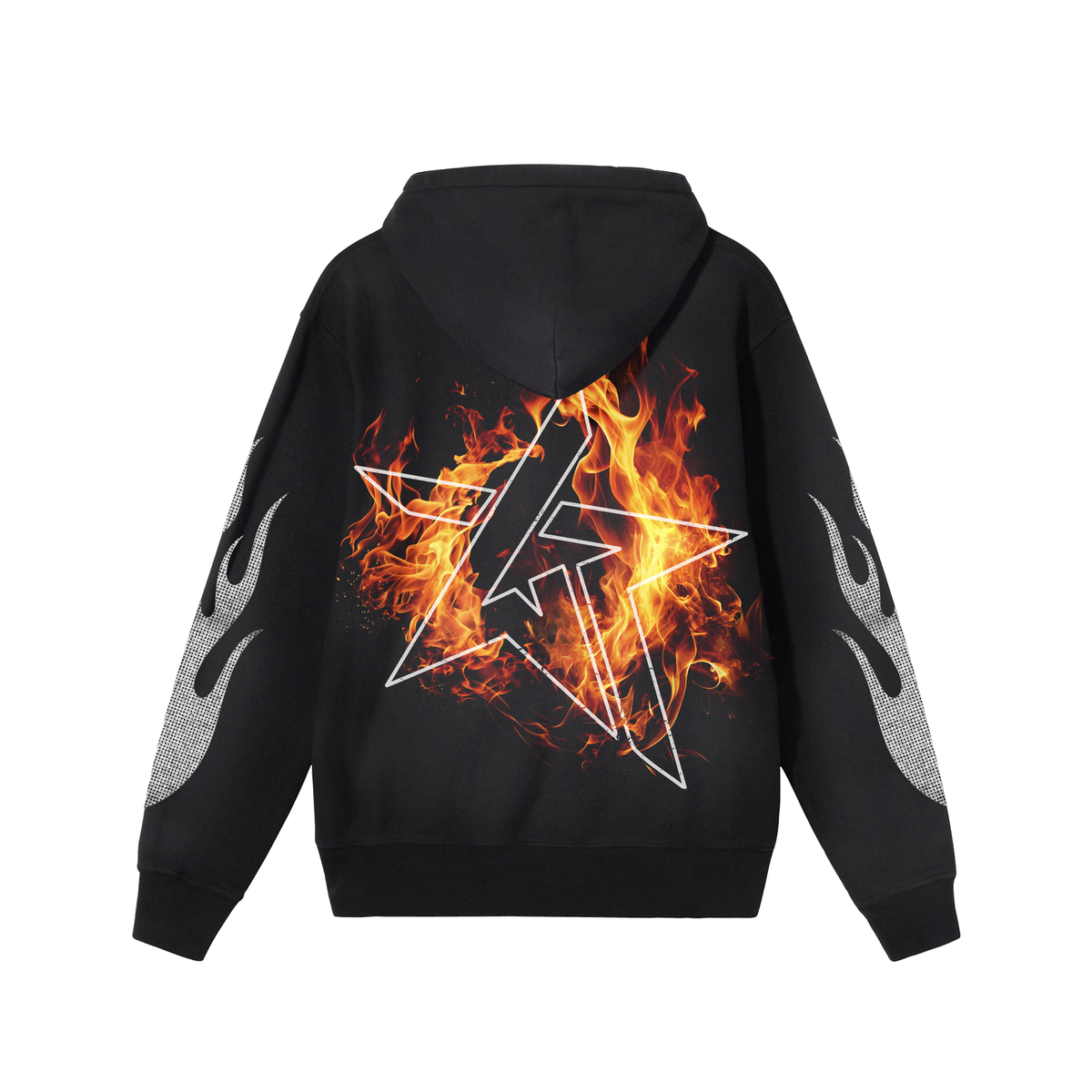 DOWNTOWN RIOT RHINESTONE HOODY