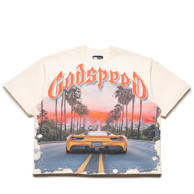 Sunset BLVD Tee (Bone)