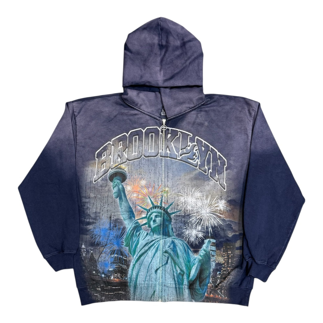 LITTNYC “LIBERTY ZIP UP” PURPLE