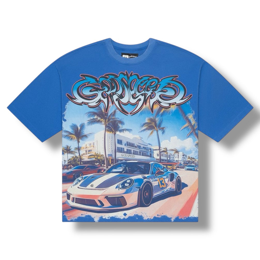 Car Meet Miami (Blue Wash)