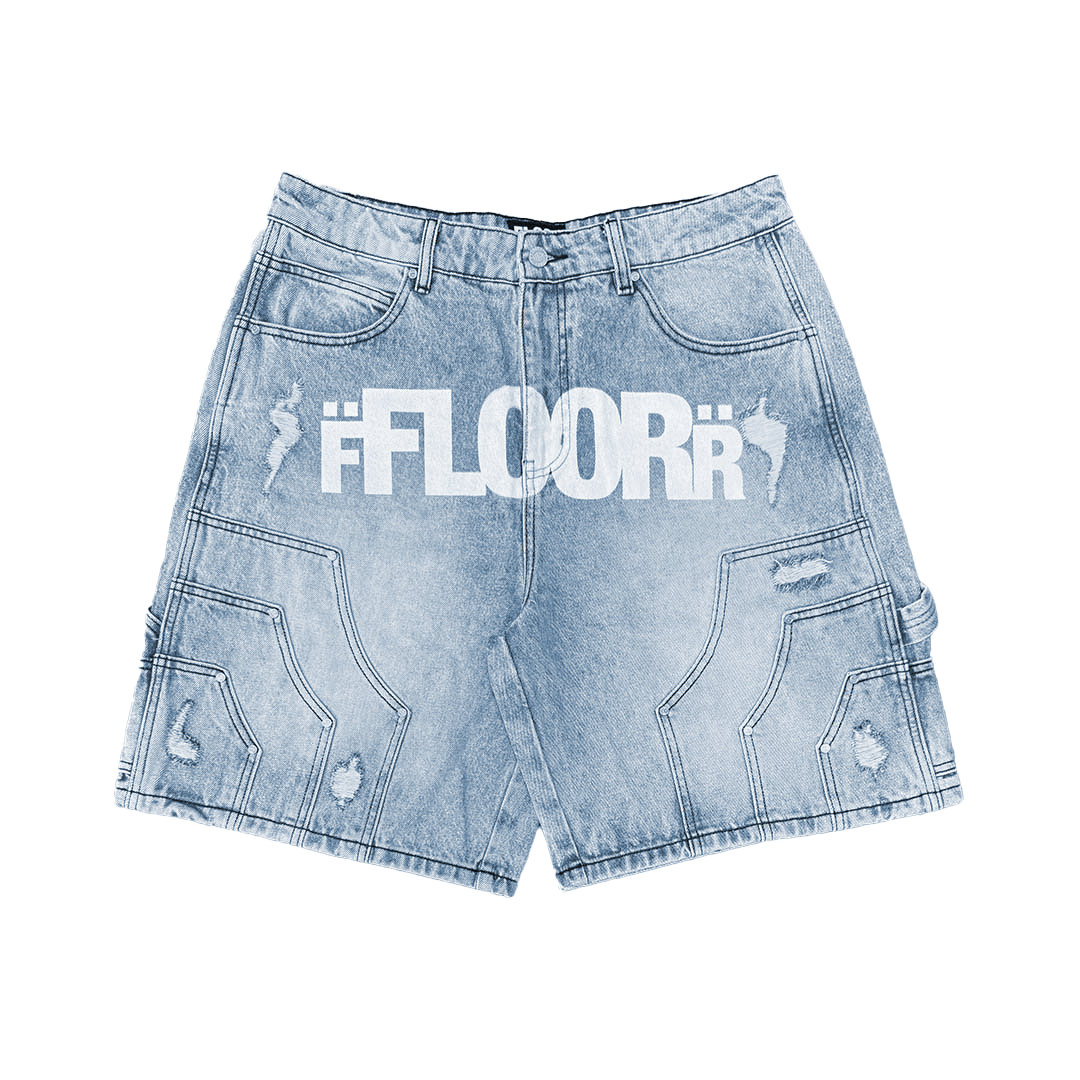 BLUE UNIFORM JORTS