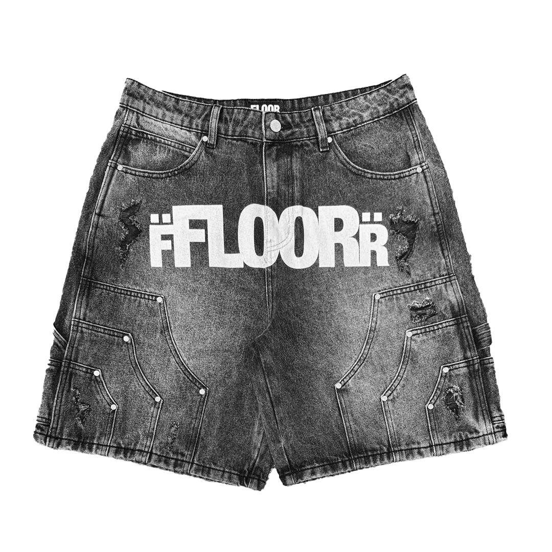BLACK UNIFORM JORTS