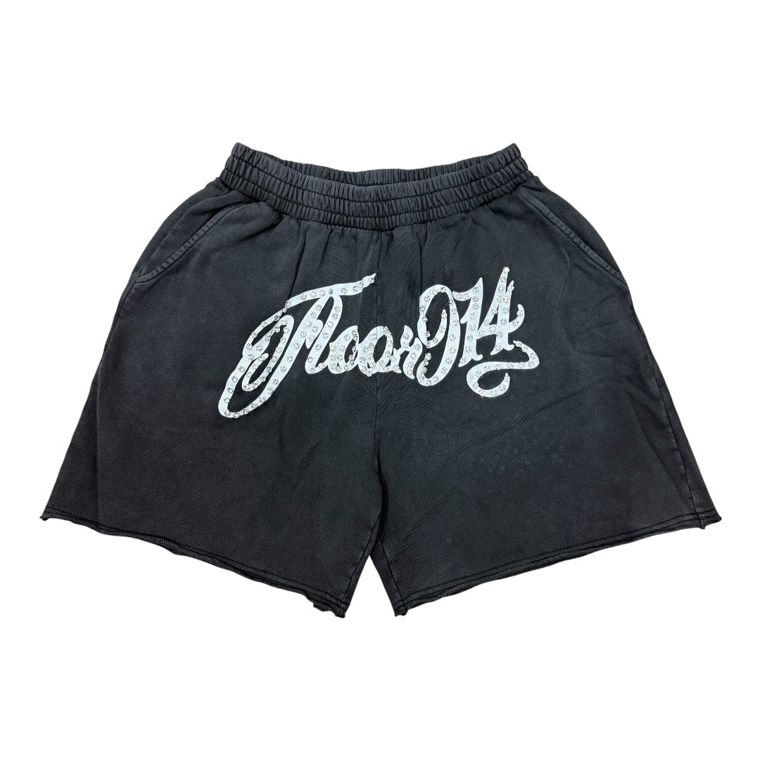 MIDNIGHT SCRIPT SWEAT SHORTS