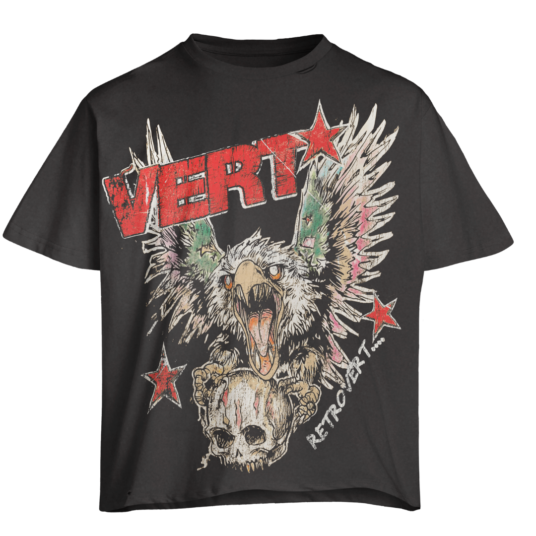 RED FALCON SKULL T-SHIRT